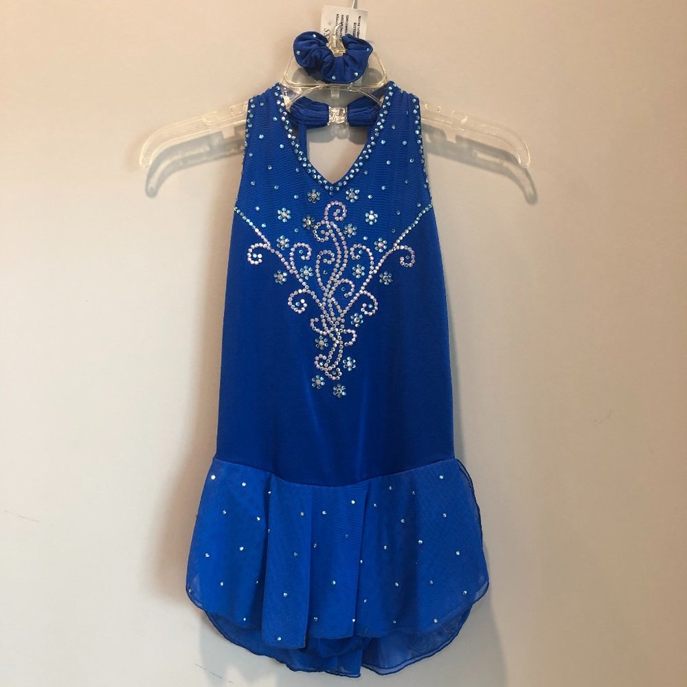 Figure Skating Royal Blue competition dress
